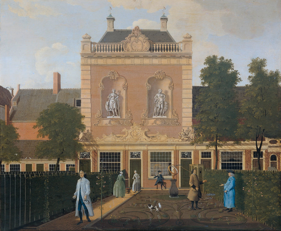Le jardin et la remise du Keizersgracht 524 à Amsterdam - Hendrik Keun