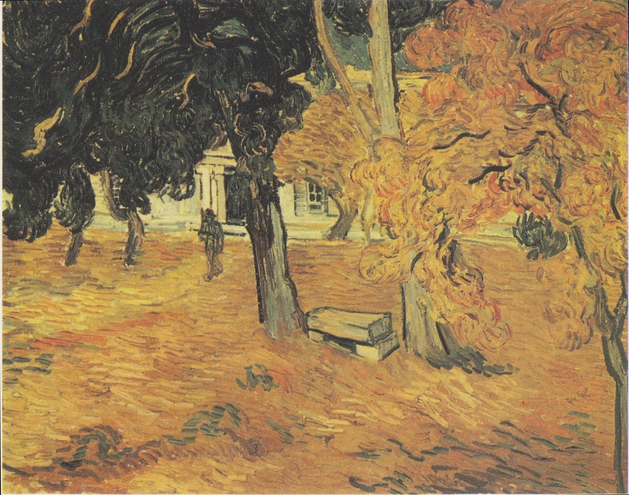 Le Jardin de l’hôpital Saint-Paul de Vincent van Gogh – reproduction peinture à l’huile