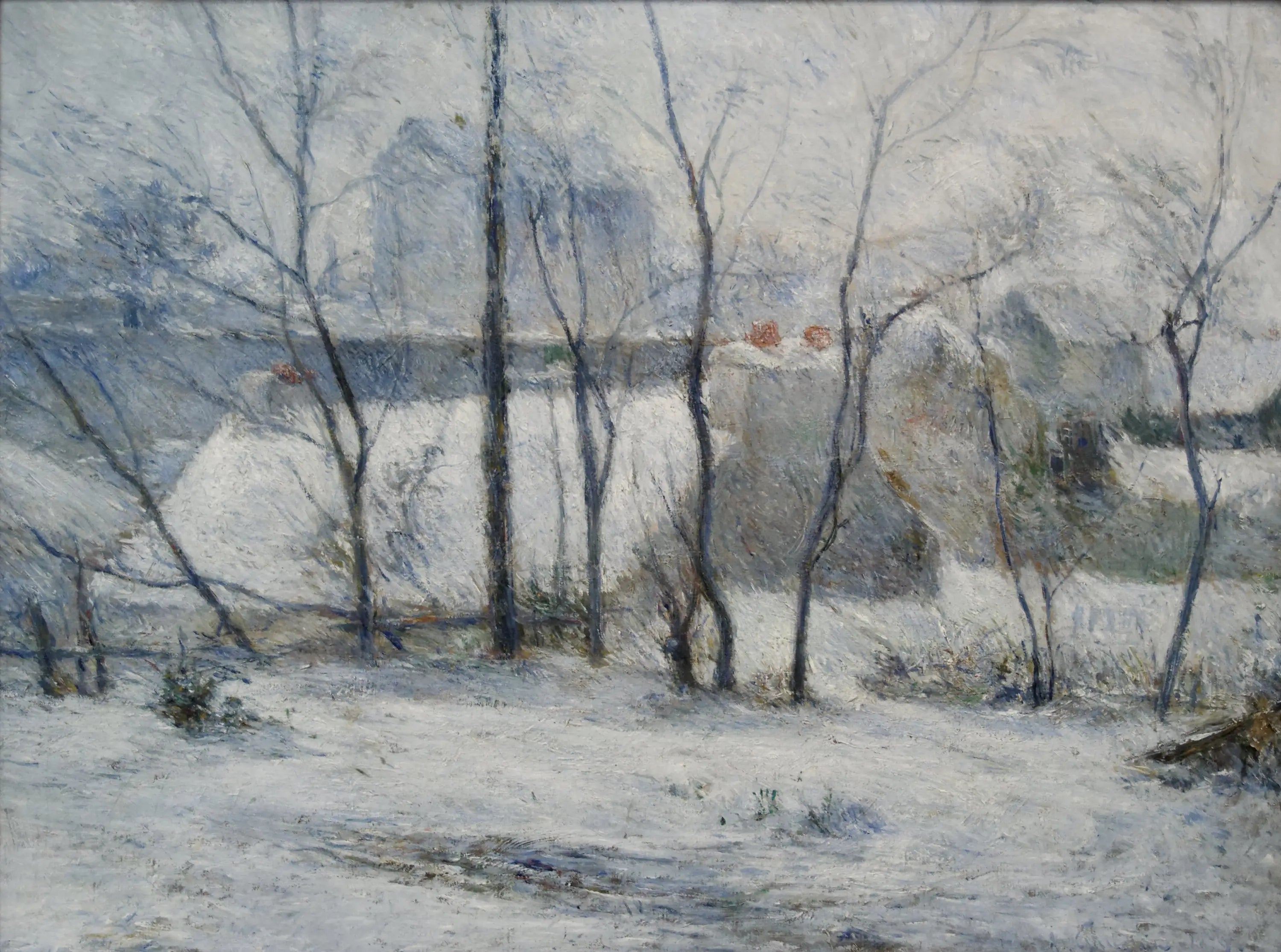 Reproduction du tableau « Jardin sous la neige - Paul Gauguin » par Alpha Reproduction en peinture à l’huile