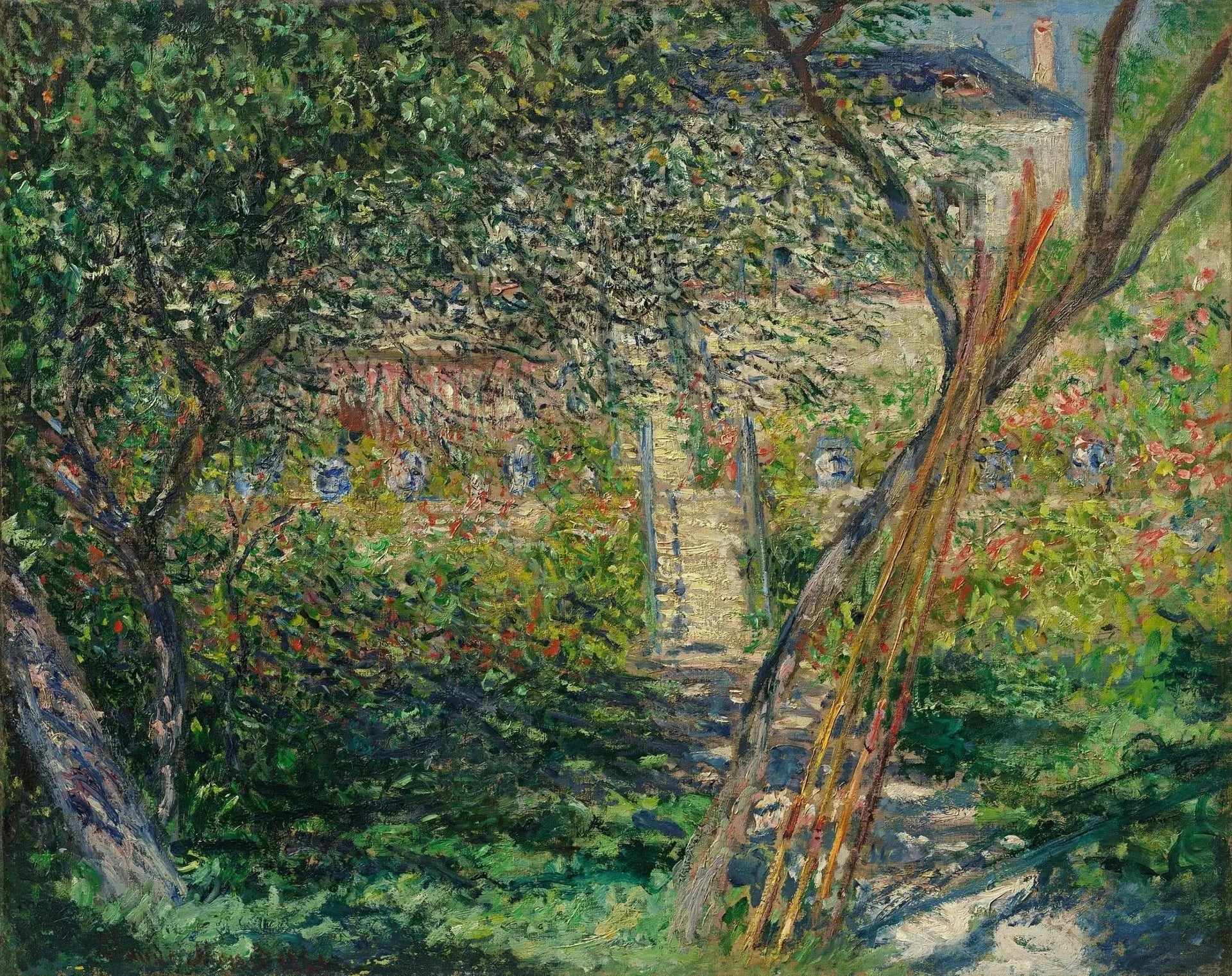 Le Jardin à Vétheuil W666 par Claude Monet, Museum Barberini