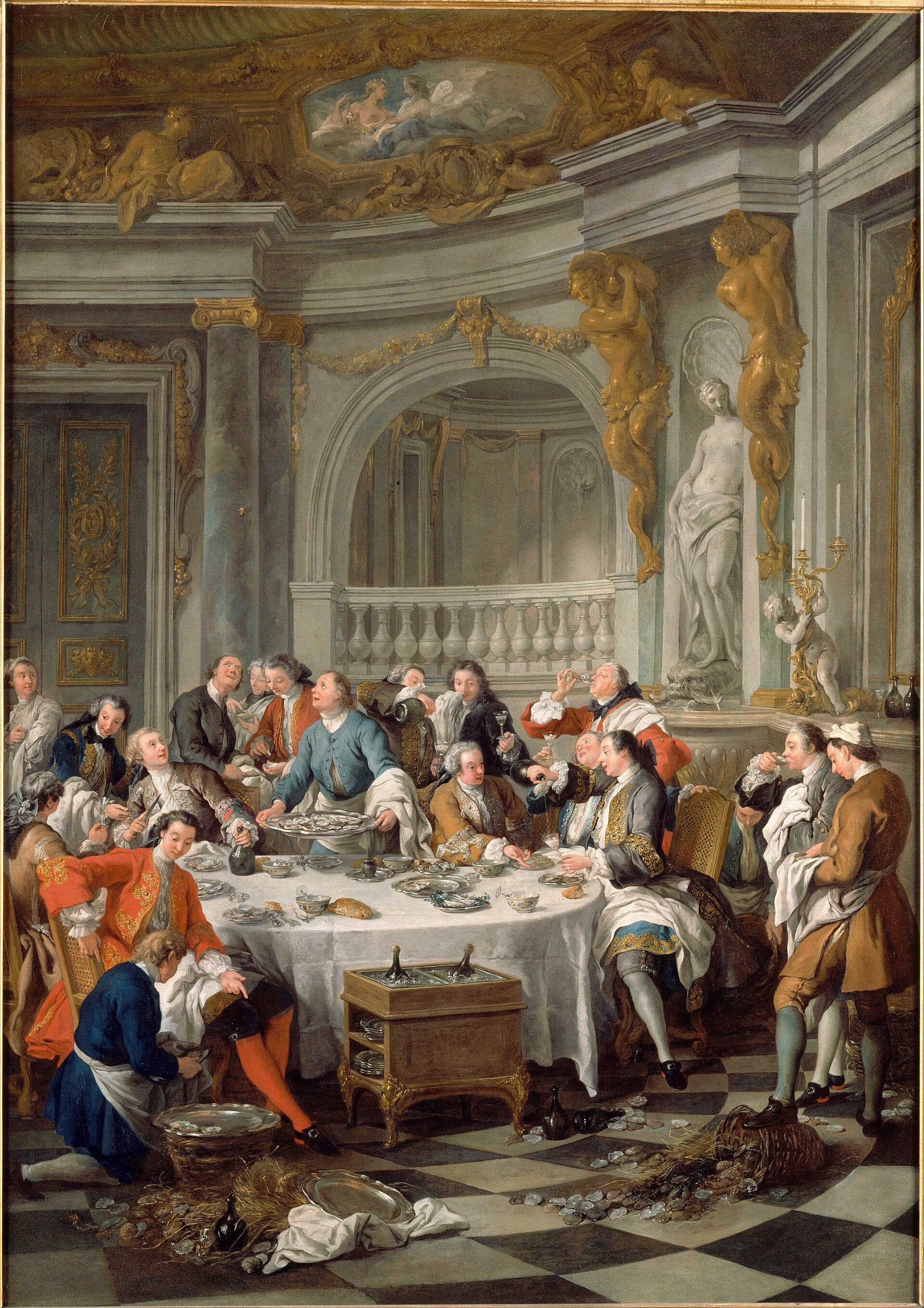 Le Déjeuner d’huîtres - Jean-François de Troy