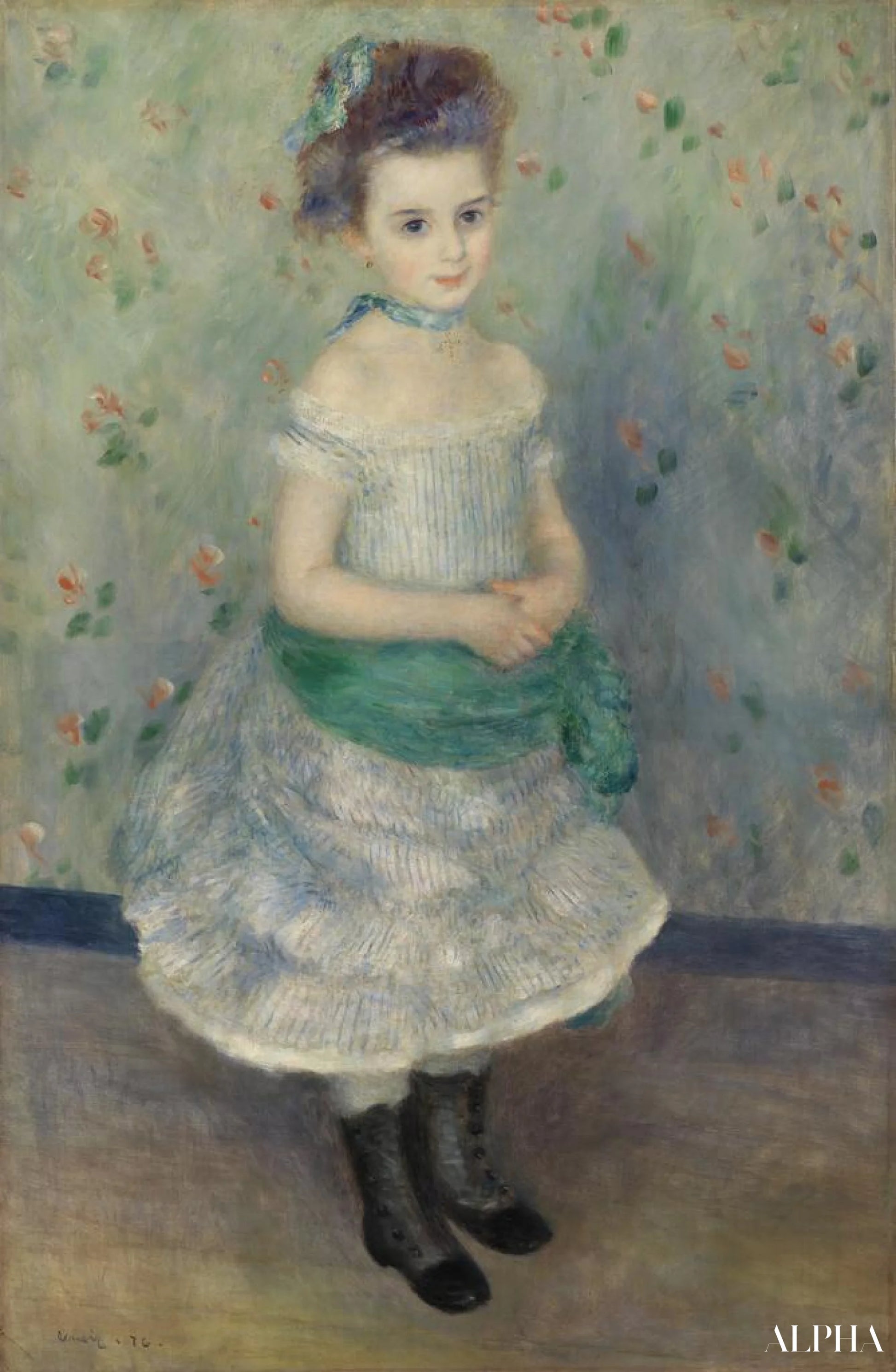 Jeanne Durand-Ruel - Pierre-Auguste Renoir - Reproductions de tableaux et peintures haut de gamme