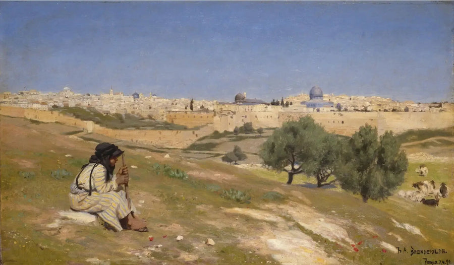 القدس من الجنوب الشرقي - هـ. أ. برينديكيل