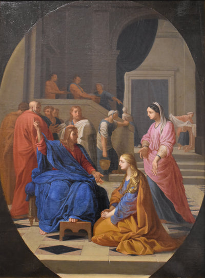 Jésus chez Marthe et Marie - Eustache Le Sueur - Alpha Reproduction