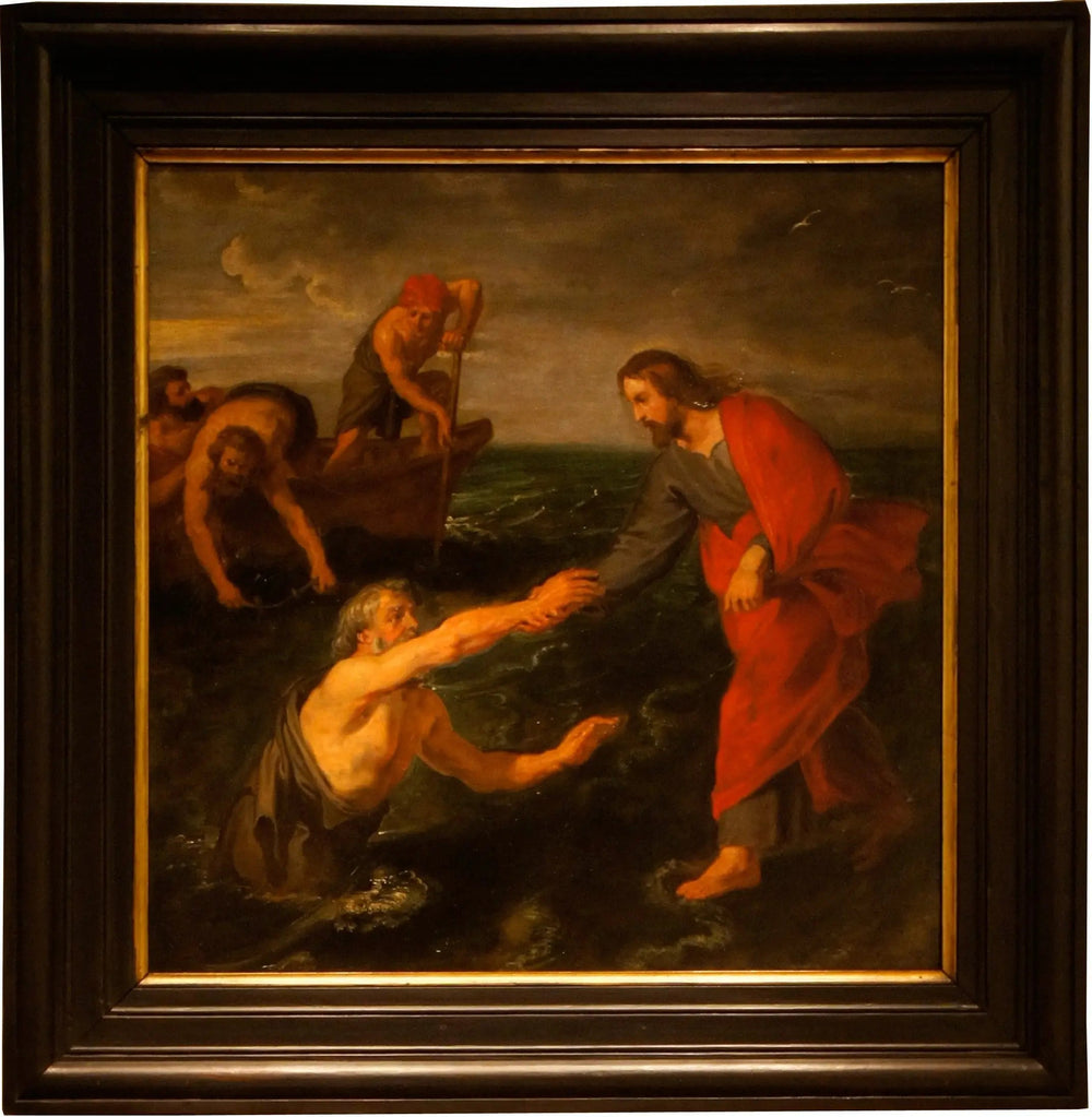 Jésus marchand sur les eaux - Peter Paul Rubens - Alpha Reproduction
