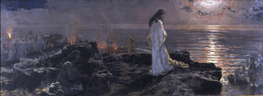 Jésus à Tibériade - Antonio Muñoz Degraín