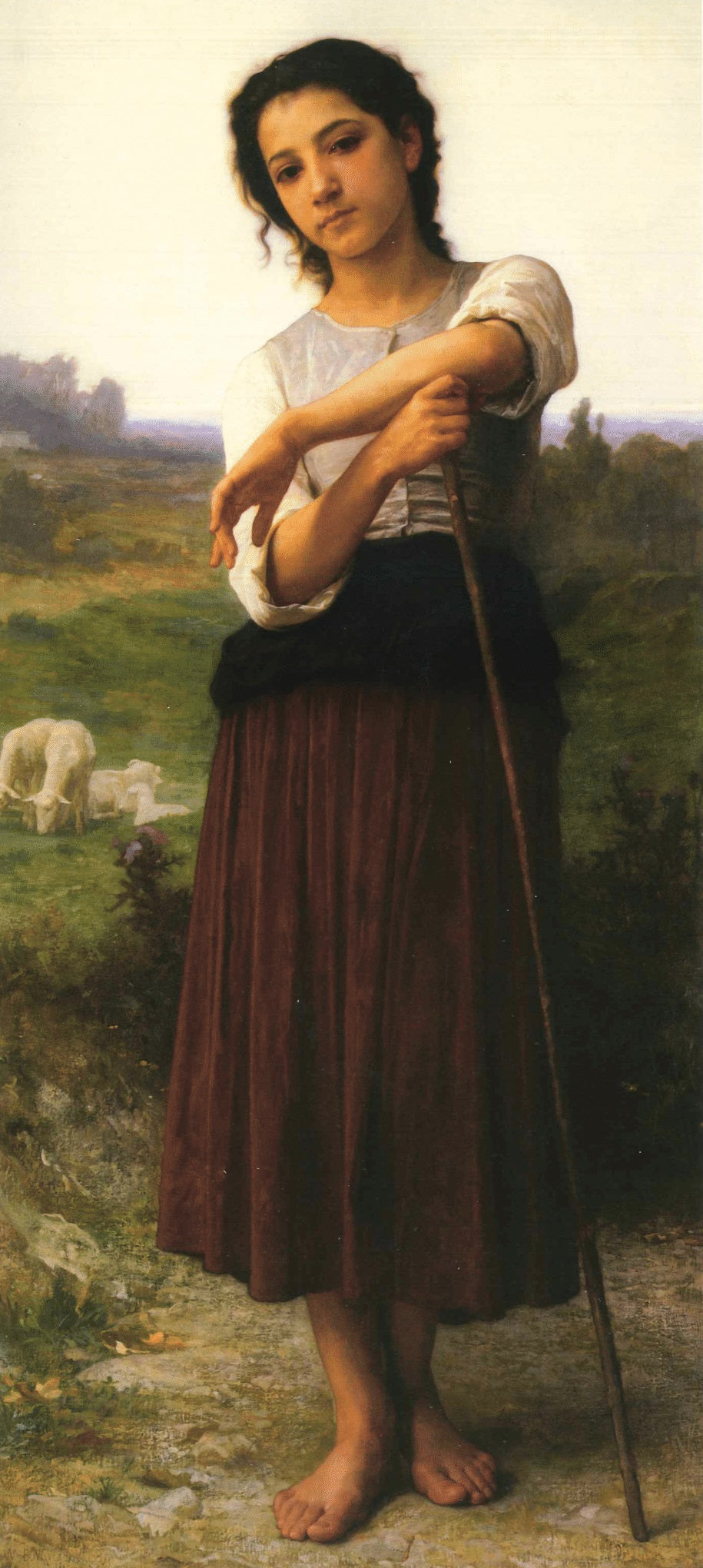 Jeune bergère debout (1887) - Bouguereau
