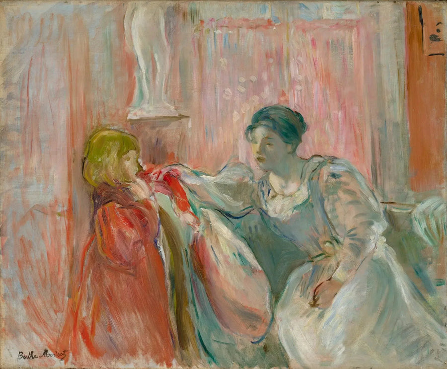 امرأة شابة وطفل - بيرث موريزو