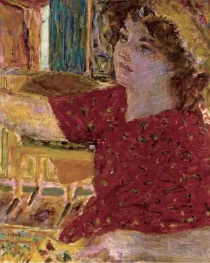 امرأة شابة ترسم - بيير بونار