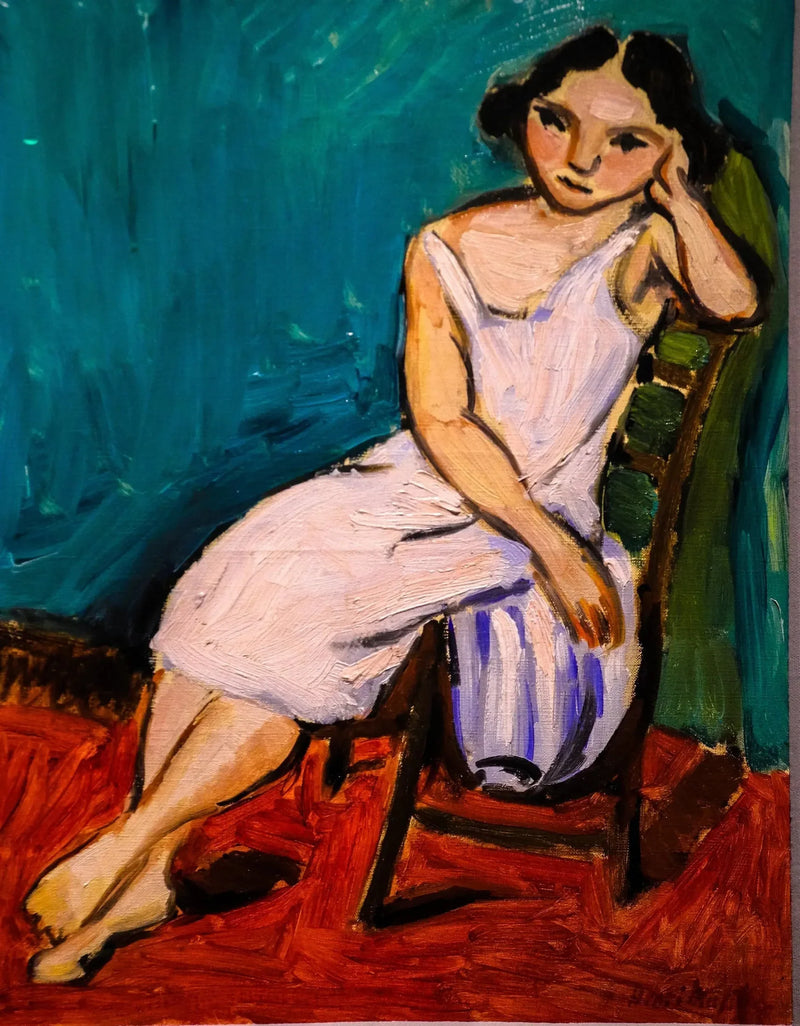 فتاة شابة جالسة - هنري ماتيس