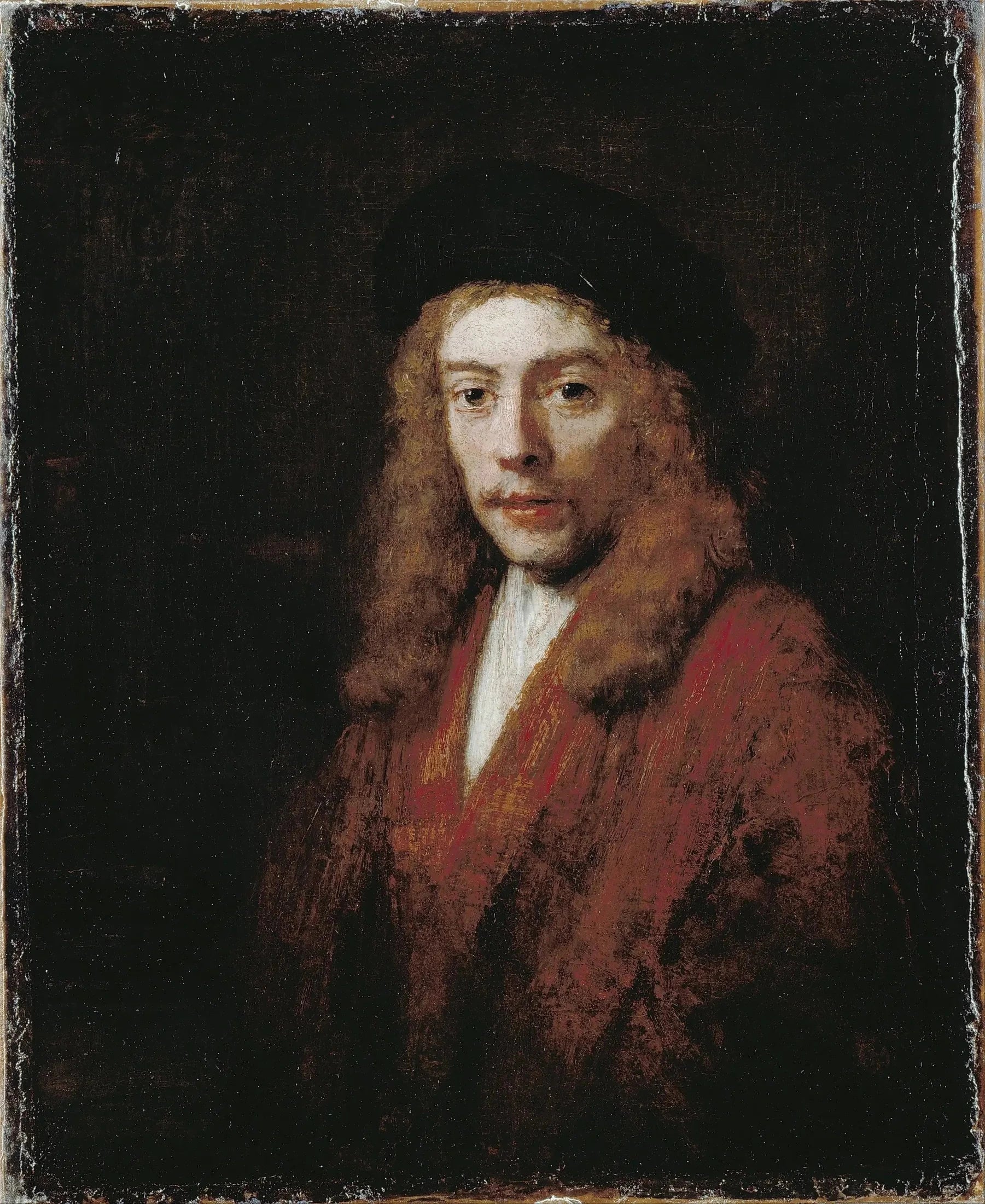 Un jeune homme, peut-être Titus — Rembrandt, vers 1668, Dulwich Picture Gallery