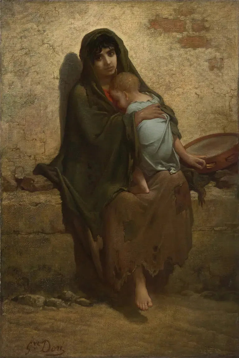 أم صغيرة غجرية - غوستاف دوريه