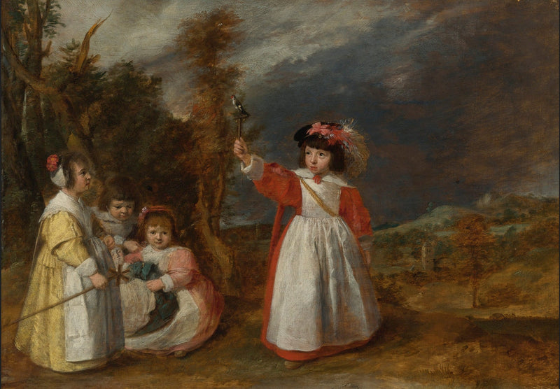 Jeunes enfants jouant - Adriaen Brouwer