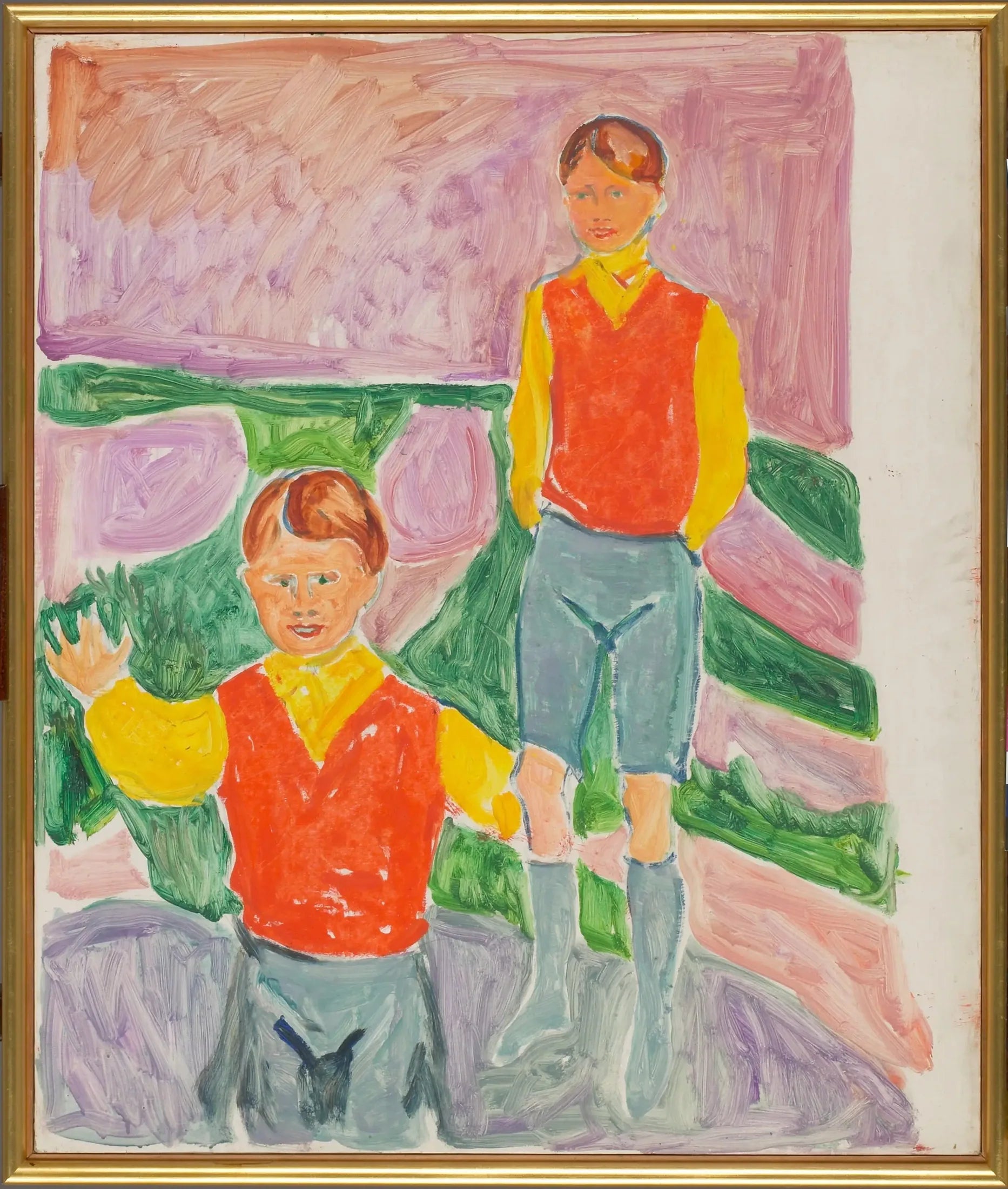 Johan Martin et Sten Stenersen - Edvard Munch image 1 reproduction artisanale de tableau