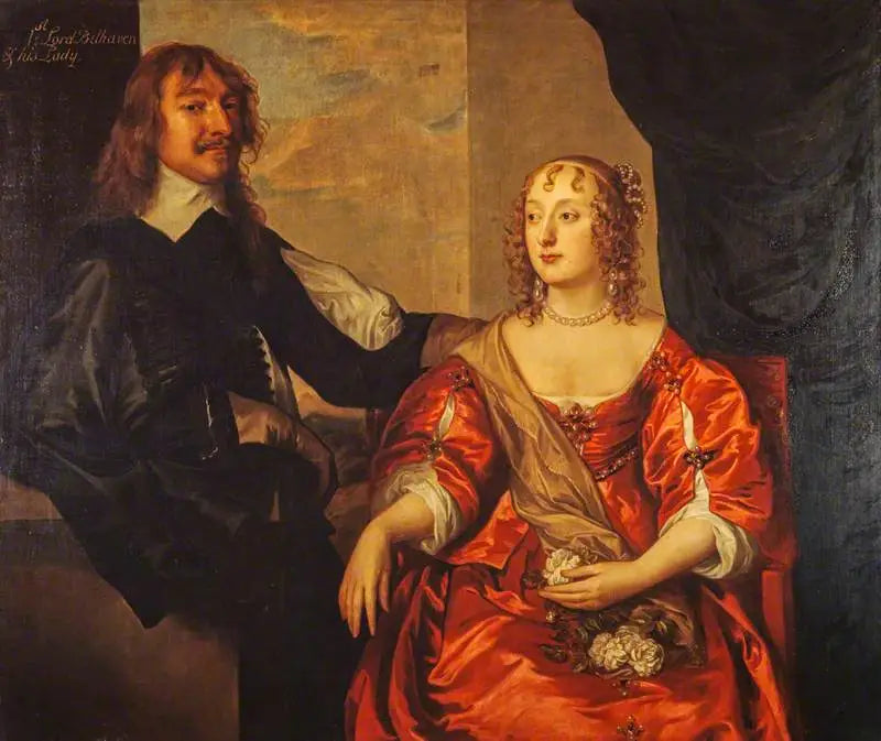 جون هاميلتون، البارون الأول بيلهين، توفي عام 1679. ملكي (مع زوجته، مارغريت هاميلتون) - أنطوان فان دايك