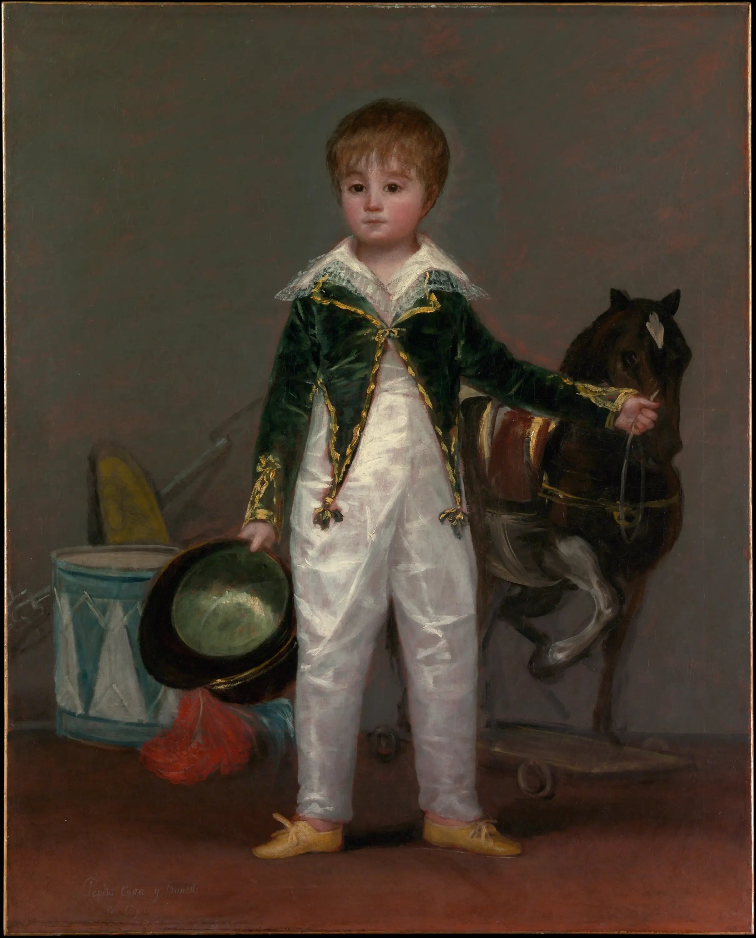 Reproduction du tableau « José Costa y Bonells, appelé Pepito - Francisco de Goya » par Alpha Reproduction en peinture à l’huile