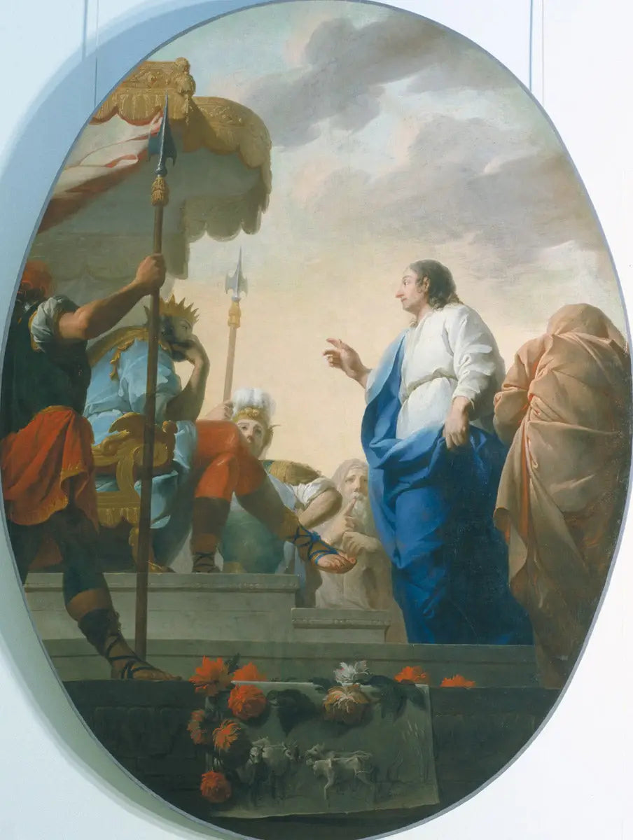 Joseph explique les songes du pharaon - Pierre Subleyras image 1 copie peinte à la main à l’huile