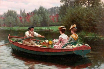 Jour de marché - Edmund Blair Leighton - Alpha Reproduction