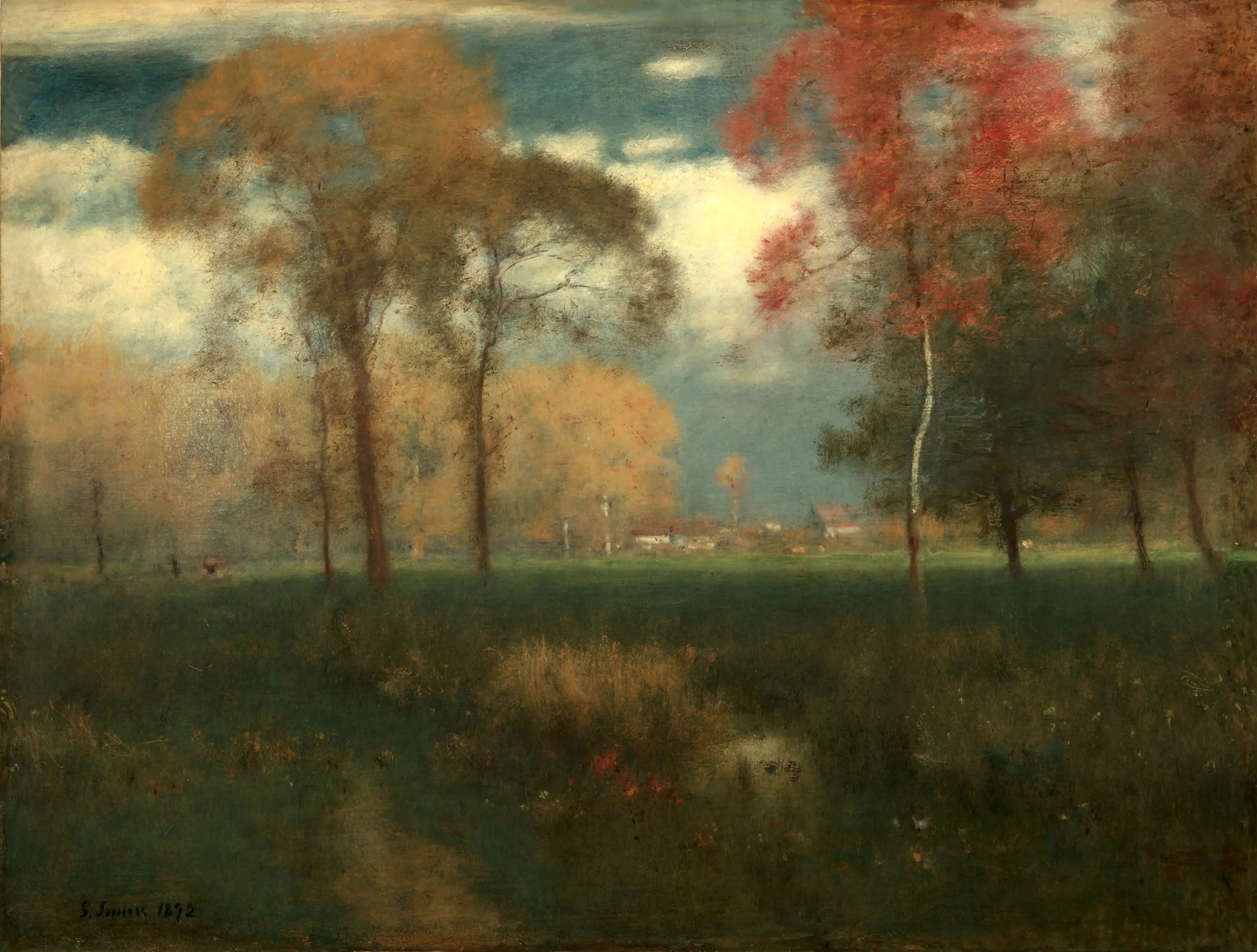 Journée ensoleillée d’automne - George Inness - Alpha Reproduction