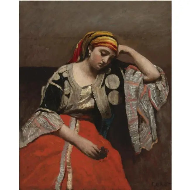Juive d’Alger - Jean-Baptiste Camille Corot - Alpha Reproduction