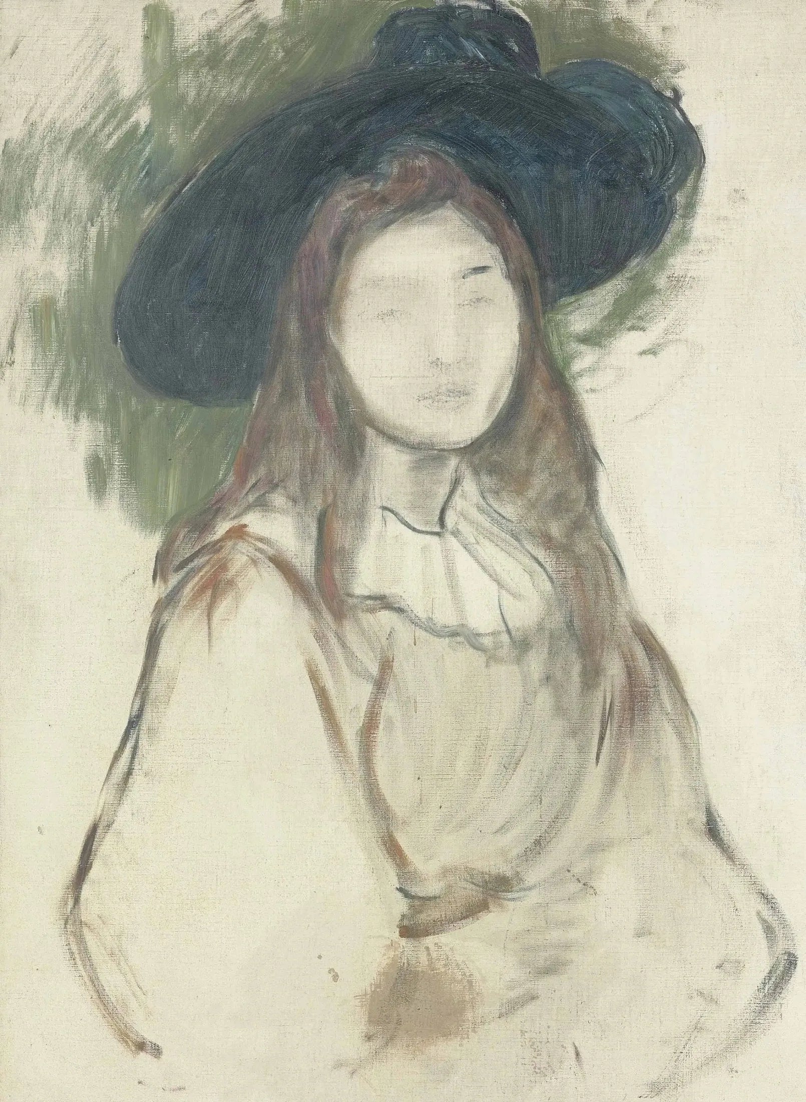 Julie Manet au chapeau Liberté - Berthe Morisot image 1 reproduction réalisée par Alpha Reproduction