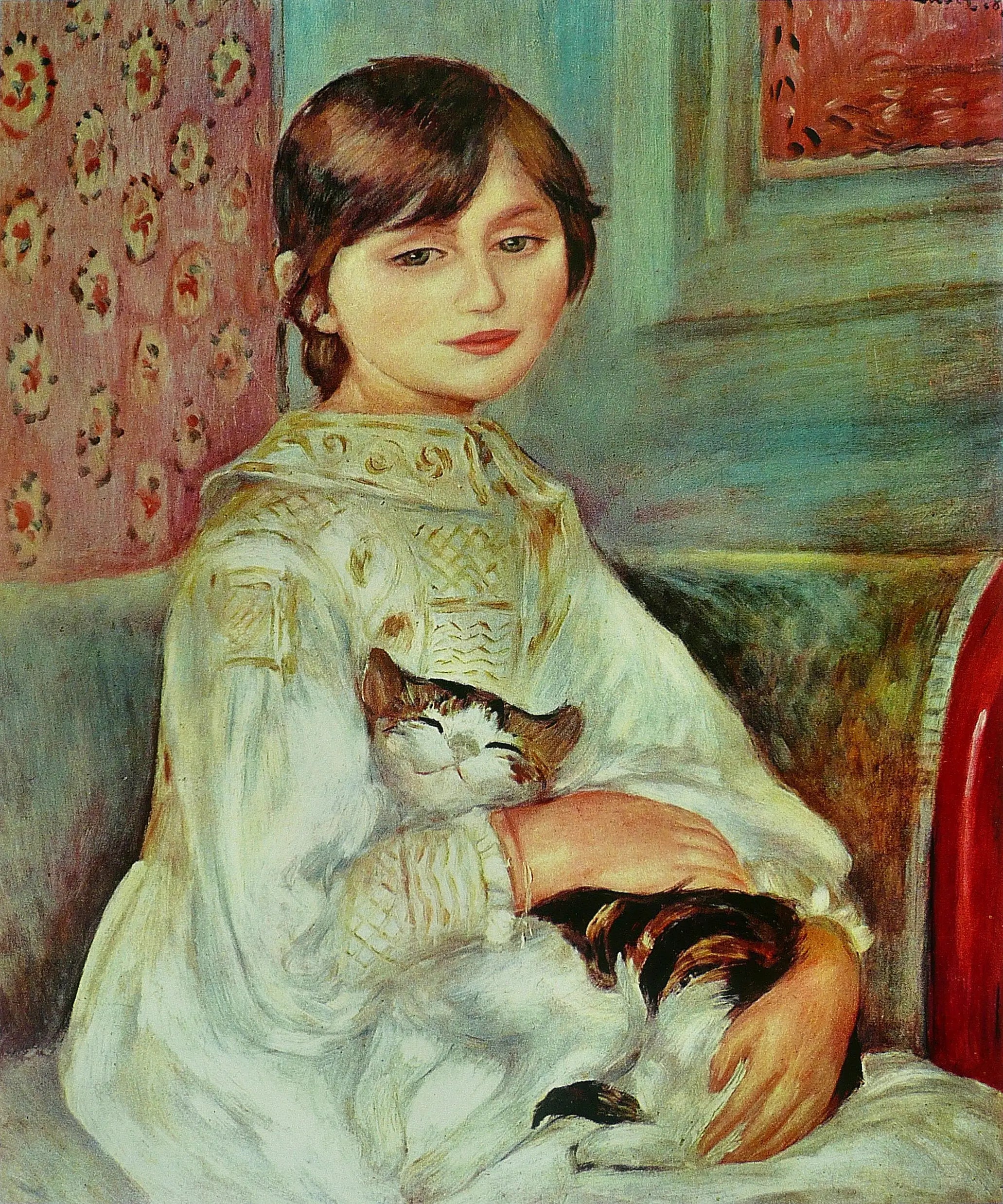 Julie Manet - Pierre-Auguste Renoir image 1 reproduction artisanale de tableau