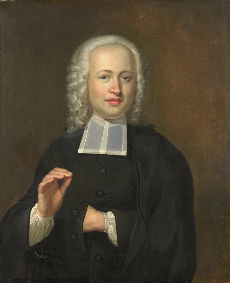 Justus Tjeenk (1730-82). L'un des fondateurs du Zeeuws Genootschap, prédicateur à Vlissingen - Herman Frederik van Hengel