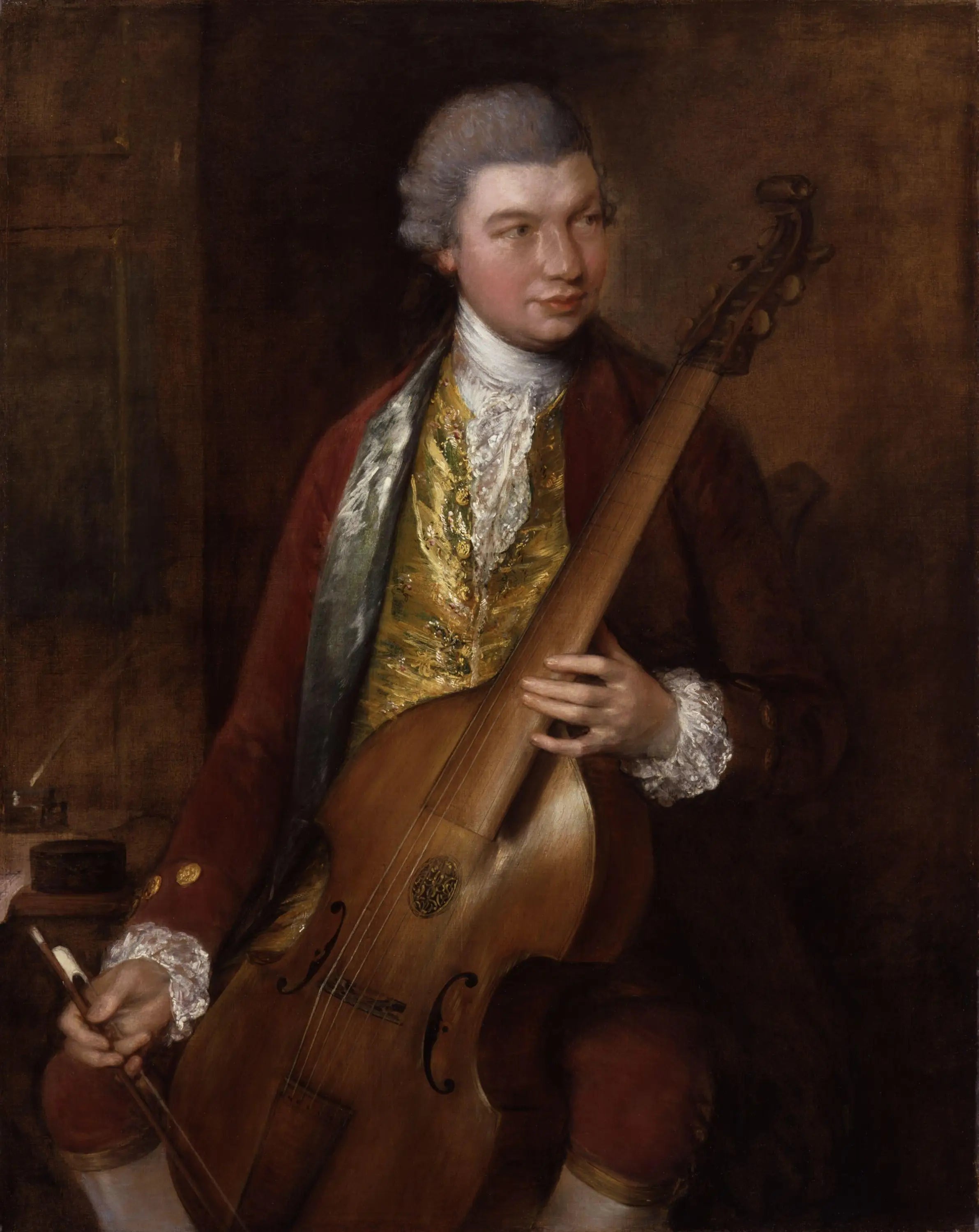 Karl Friedrich Abel - Thomas Gainsborough - Alpha Reproduction