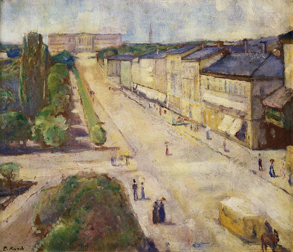 Reproduction du tableau « Karl Johan - Edvard Munch » par Alpha Reproduction en peinture à l’huile