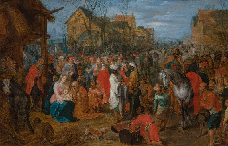 L'Adoration des Mages - Jan Brueghel le Jeune image 1 copie de tableau peinte à la main