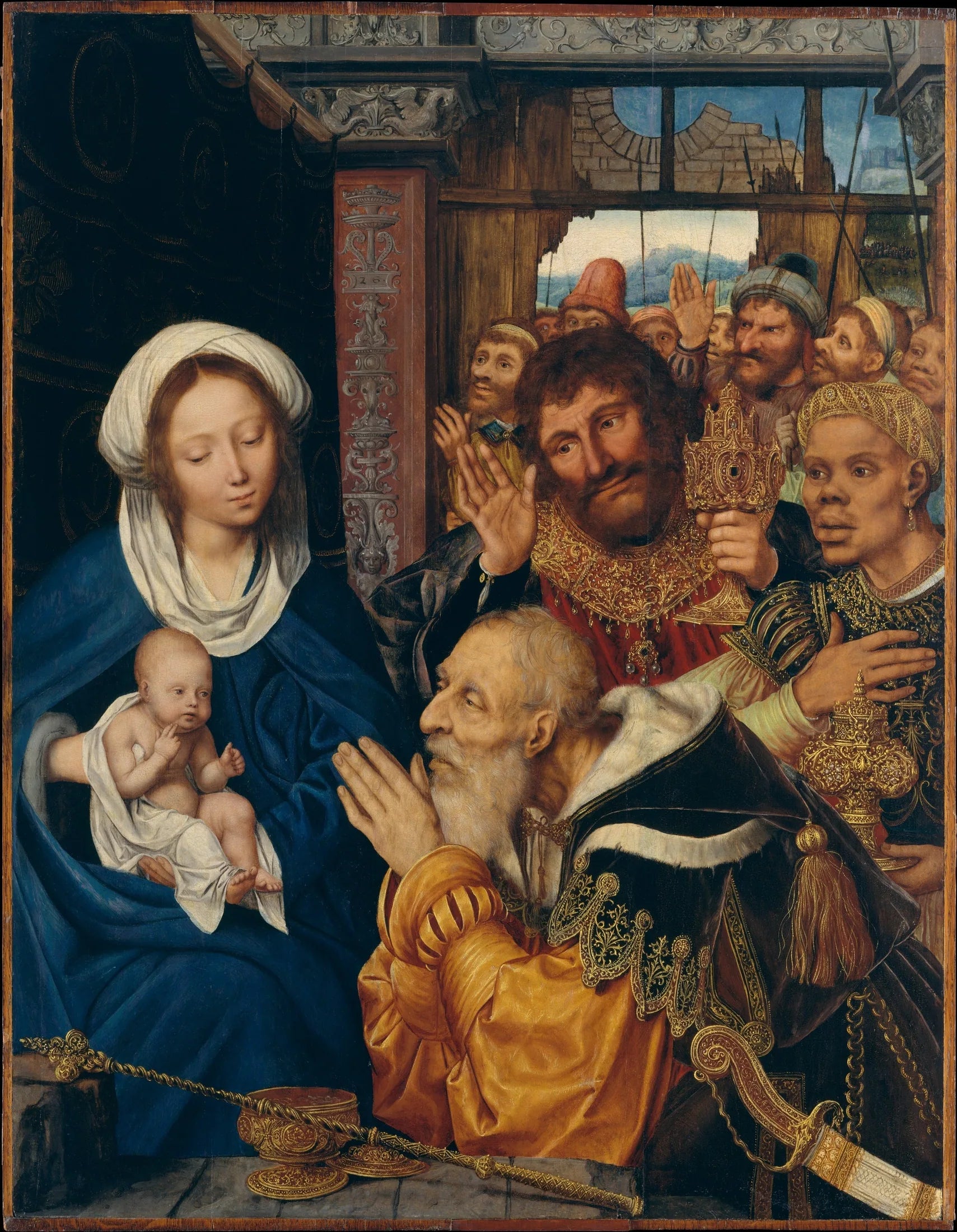 L'Adoration des mages - Quentin Metsys image 1 tableau peint à l’huile sur toile