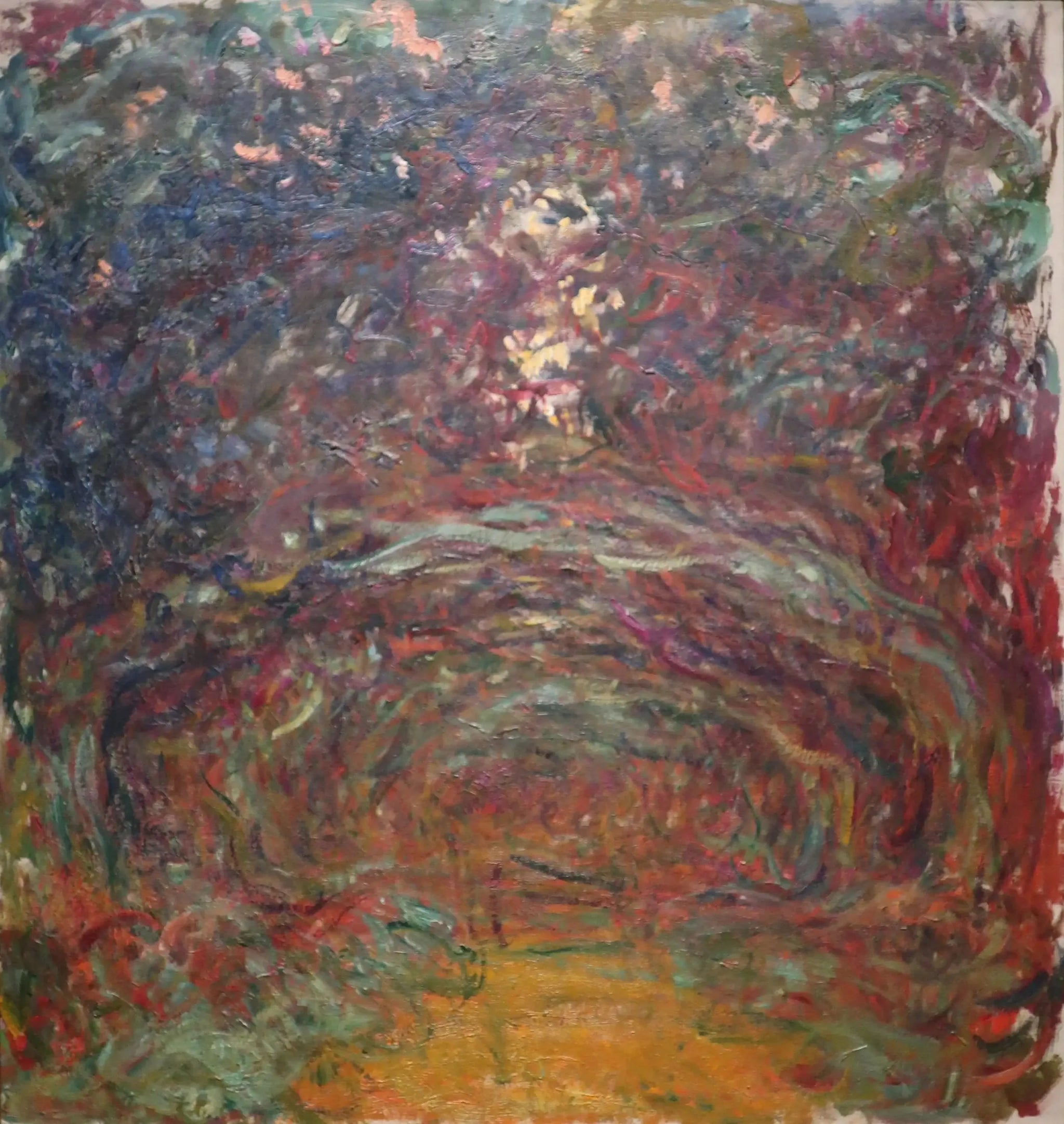 L'allée des rosiers - Claude Monet image 1 copie de tableau peinte à la main
