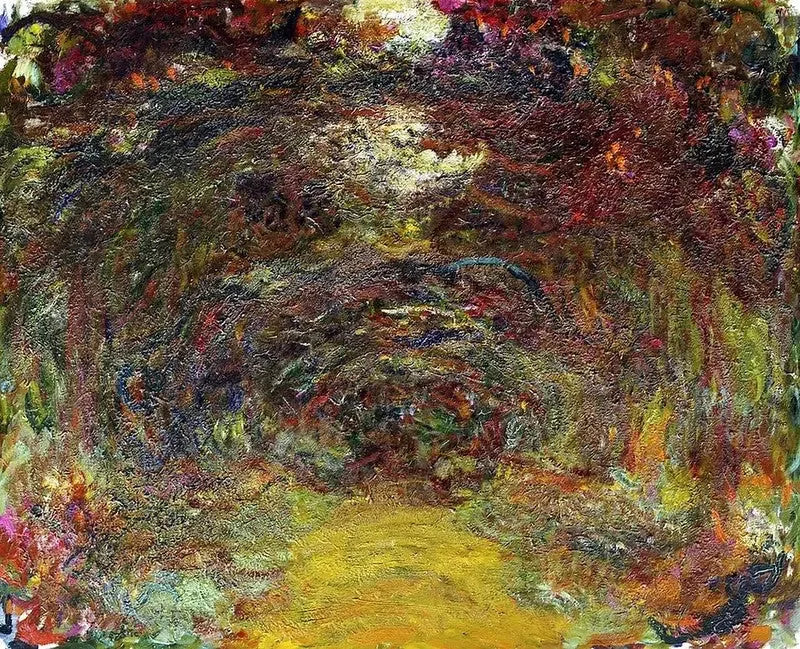 ممشى الورود - كلود مونيه