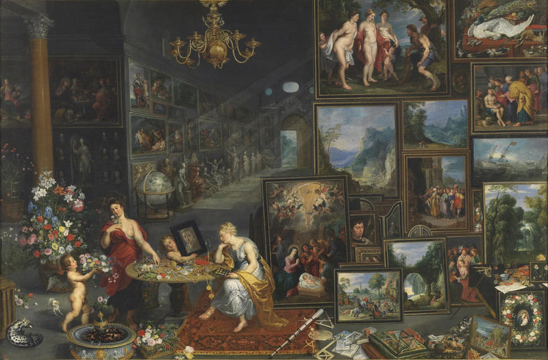 L'Allégorie de la vue et de l'odorat - Jan Brueghel le Jeune