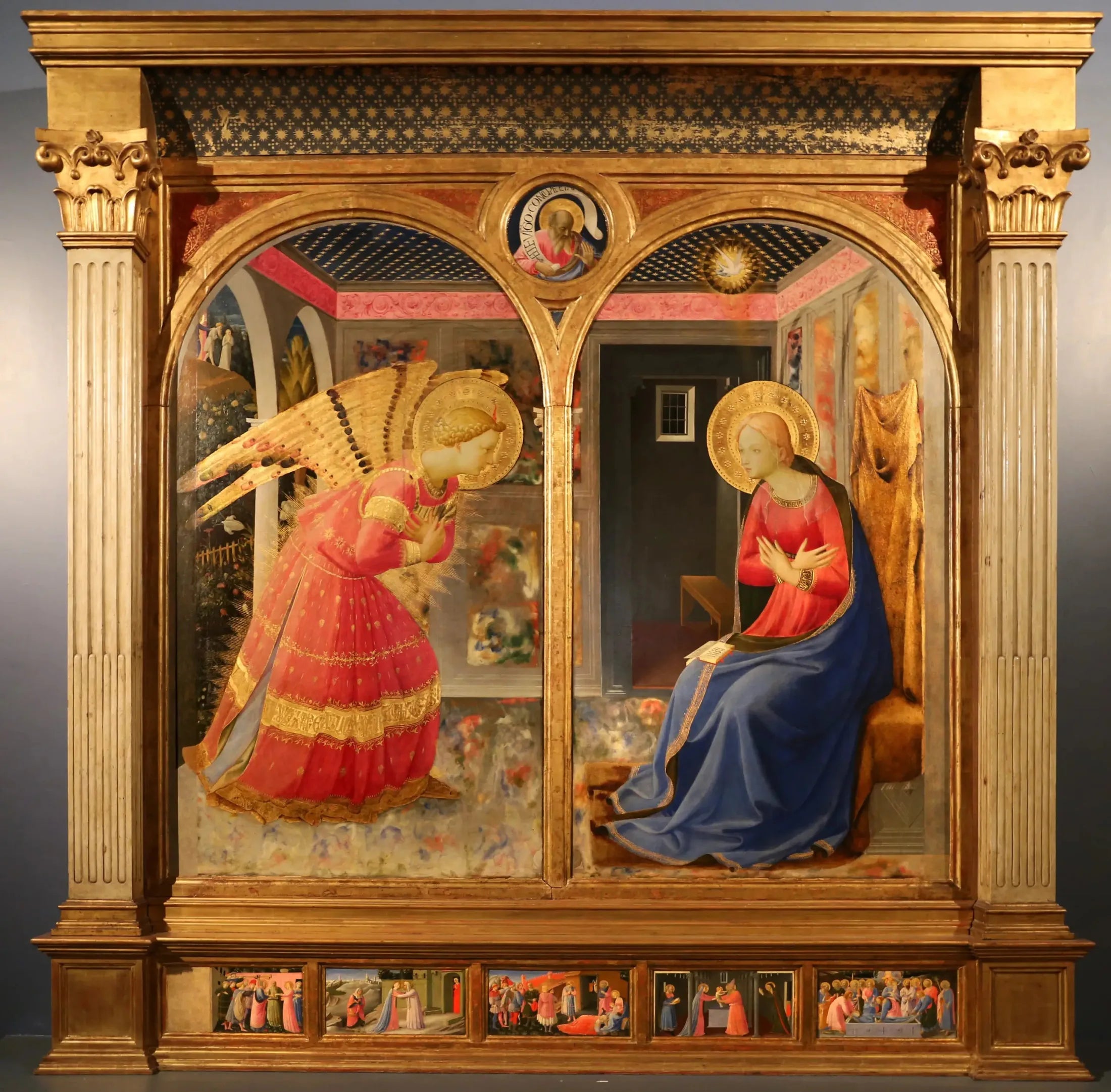 L'Annonciation de San Giovanni Valdarno - Fra Angelico image 1 reproduction d’œuvre d’art à l’huile