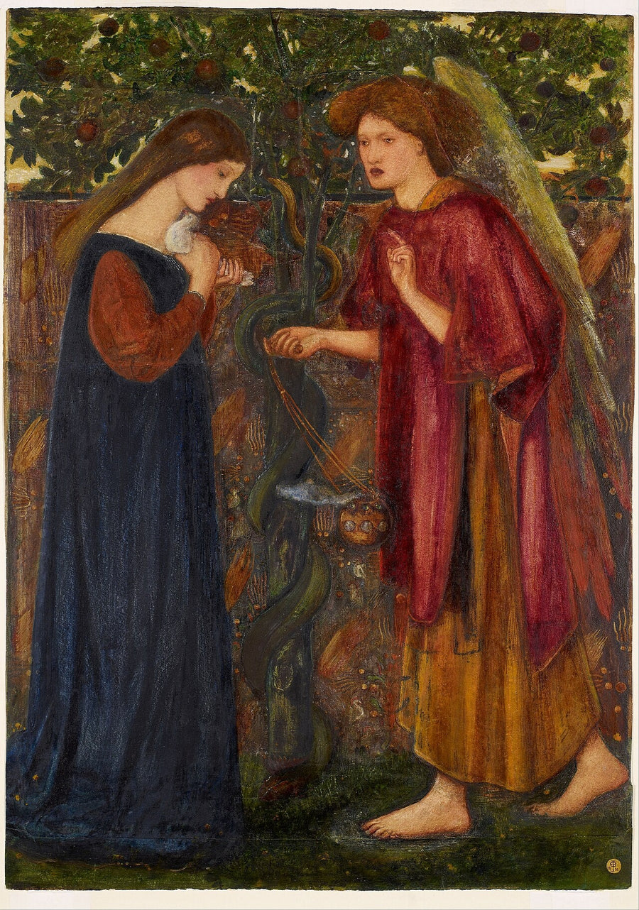 L'Annonciation - Edward Burne-Jones image 1 copie peinte à la main à l’huile