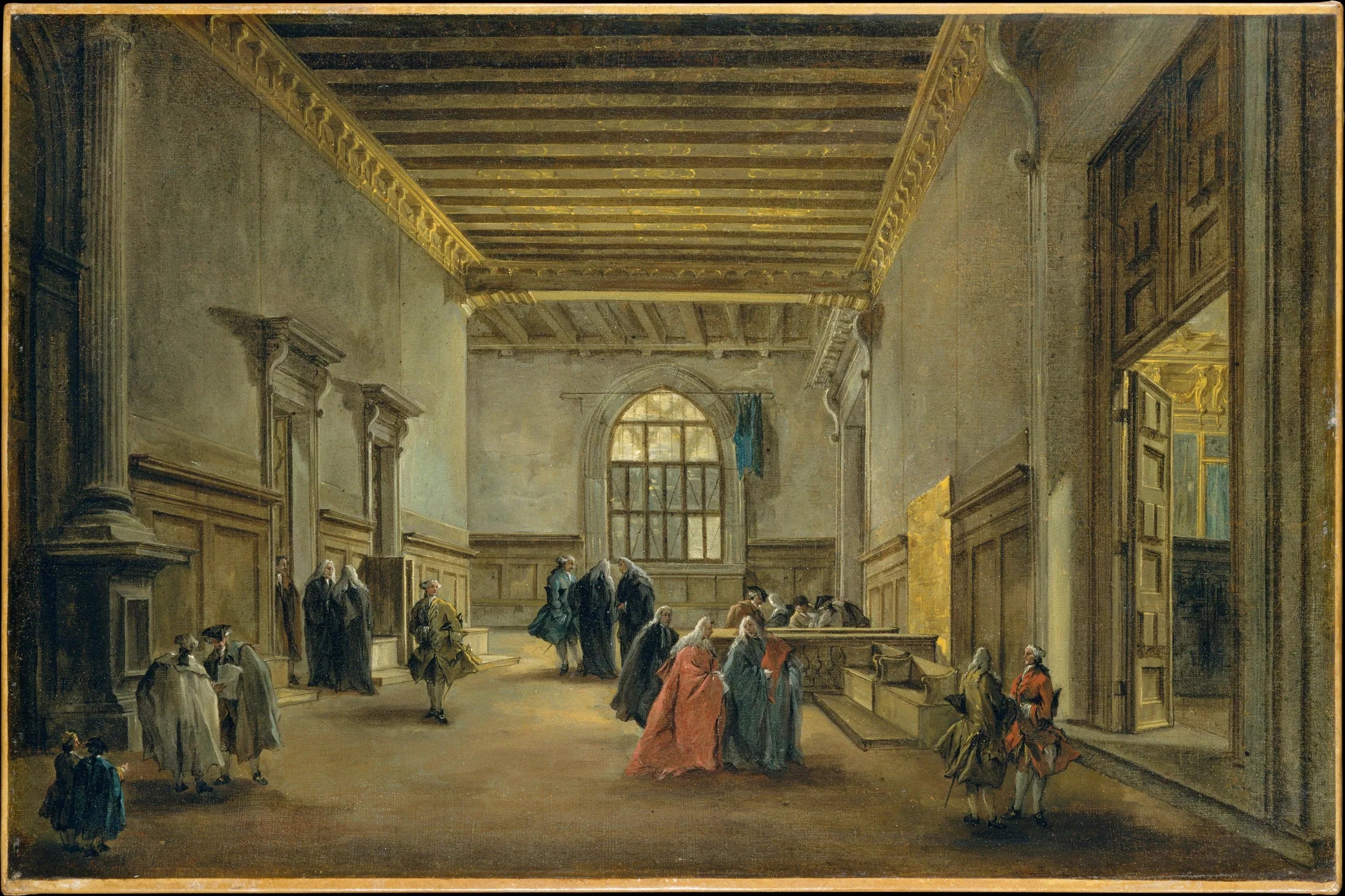 L'Antichambre de la Sala del Maggior Consiglio - Francesco Guardi image 1 reproduction d’œuvre d’art à l’huile