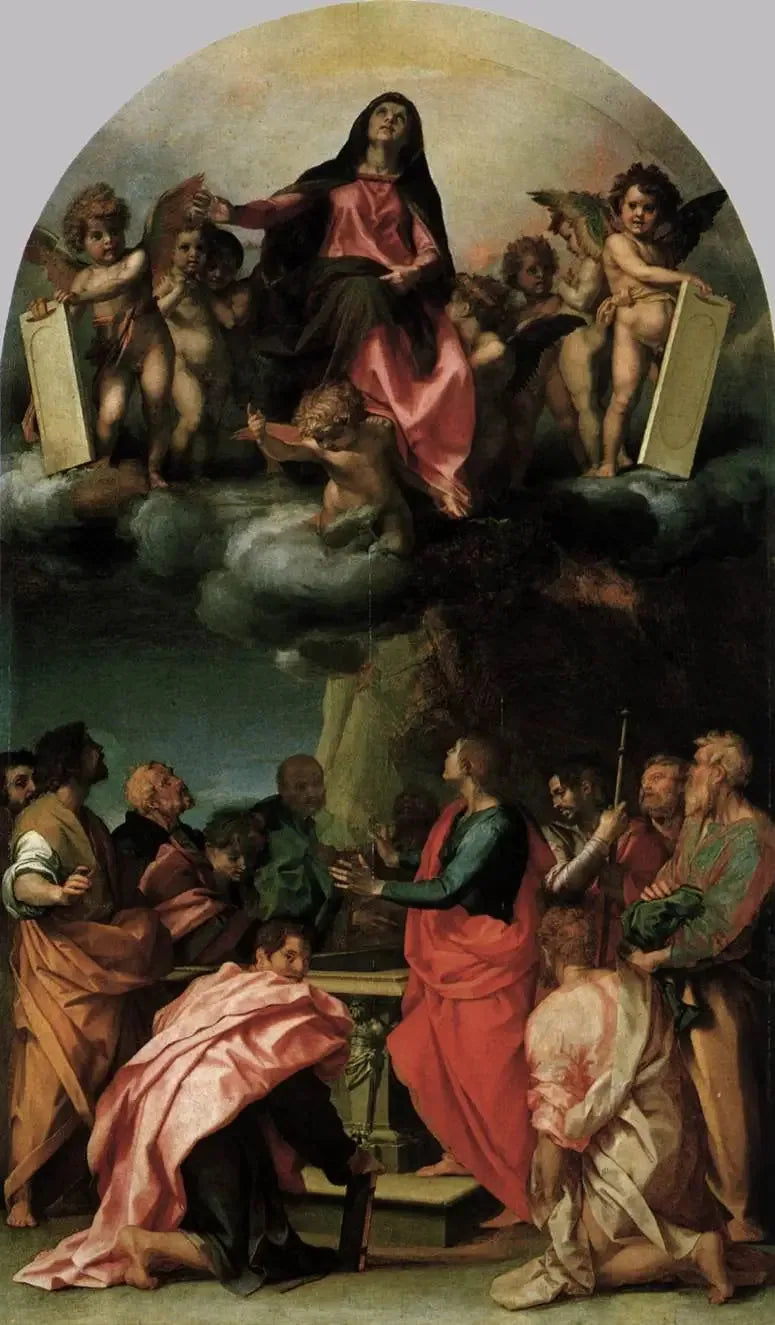 L'Assomption de la Vierge - Andrea del Sarto image 1 copie de tableau peinte à la main