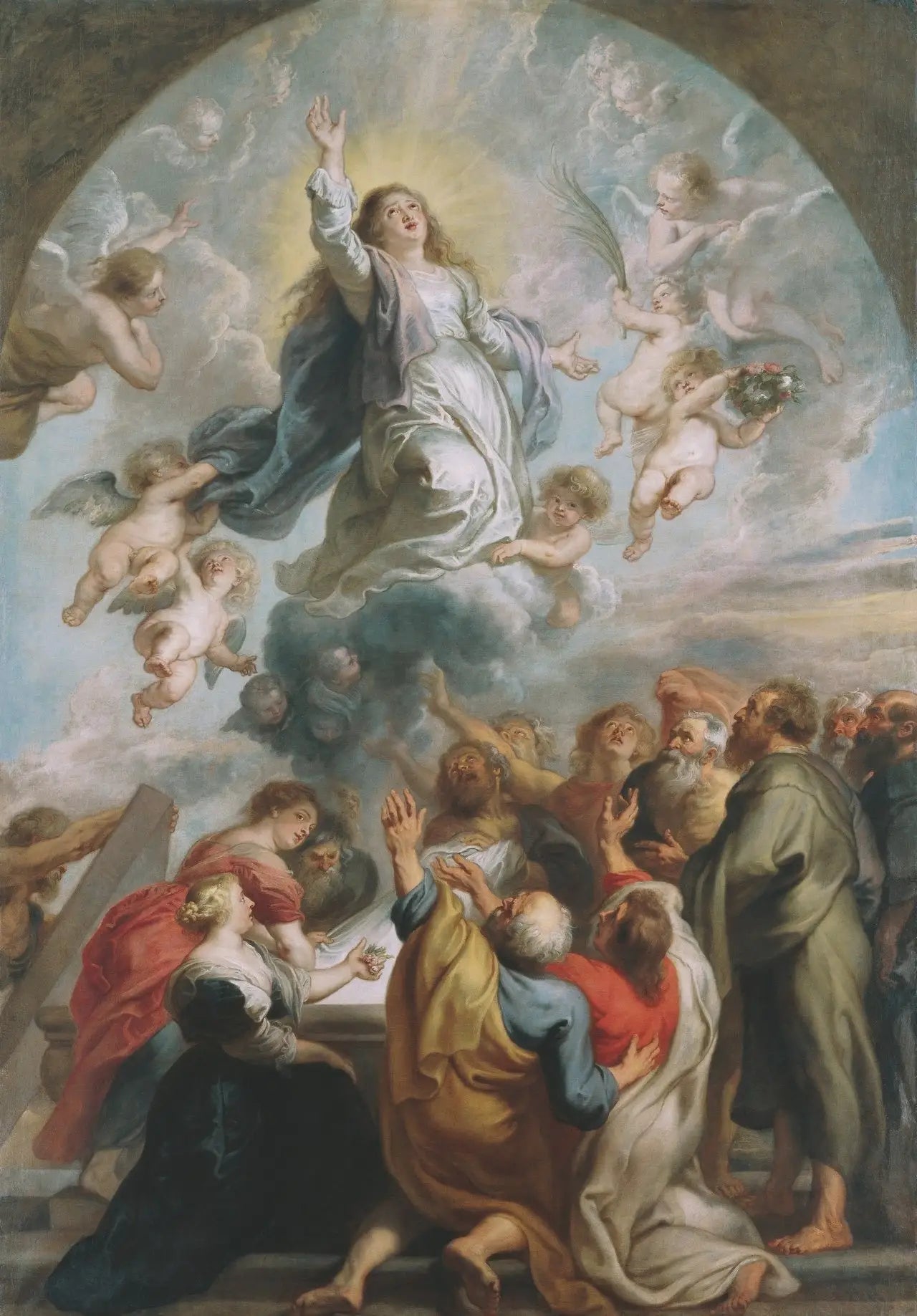 L'Assomption de la Vierge Marie - Peter Paul Rubens image 1 copie peinte à la main à l’huile