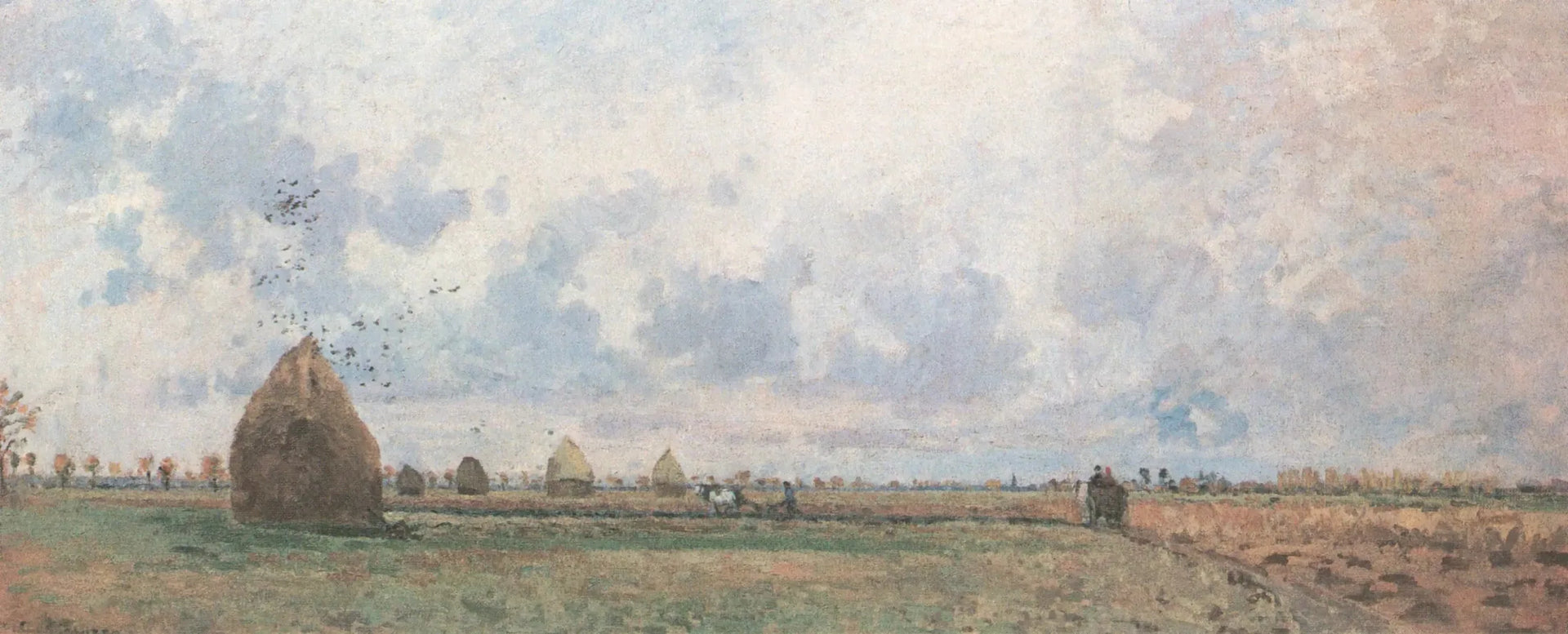 L'Automne - Camille Pissarro image 1 copie peinte à la main à l’huile