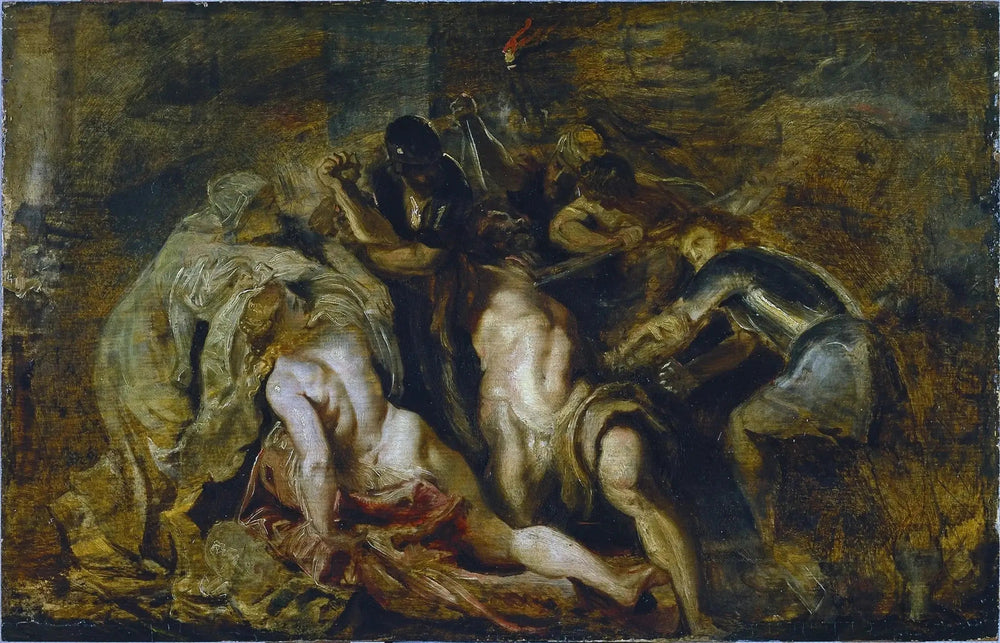 L'aveuglement de Samson - Peter Paul Rubens image 1 reproduction artisanale de tableau