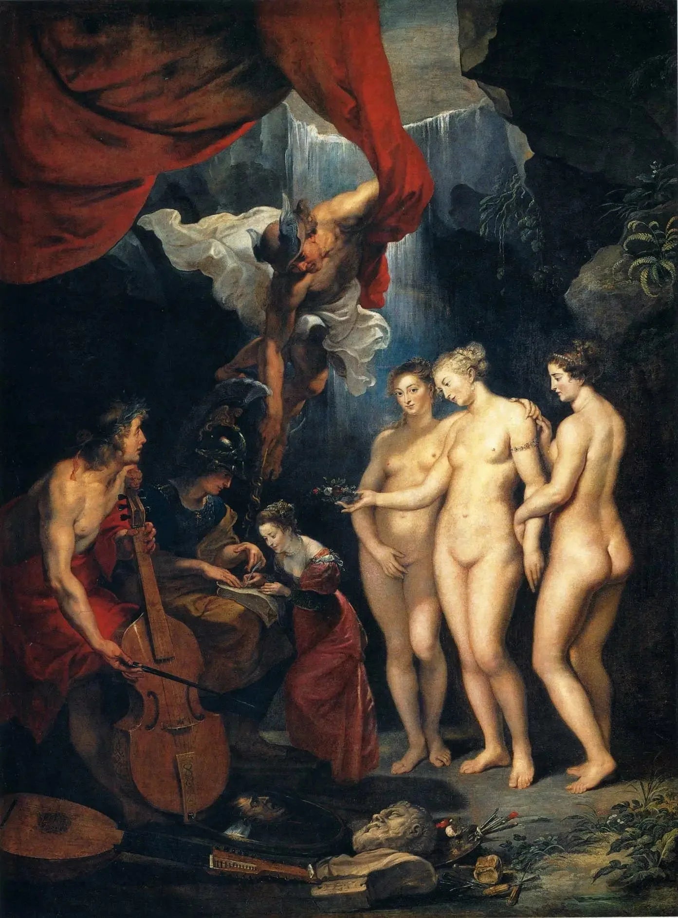 L'Éducation de Marie de Médicis - Peter Paul Rubens image 1 reproduction de peinture à l’huile
