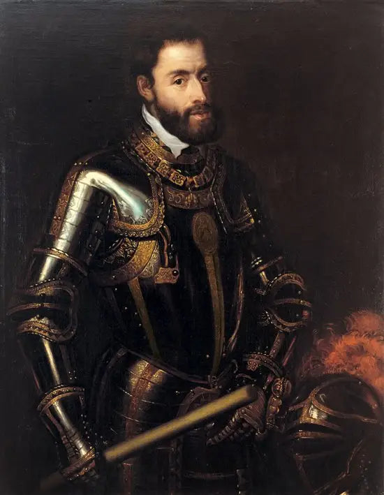 L'empereur Charles Quint comme commandant - Peter Paul Rubens image 1 copie peinte à la main à l’huile