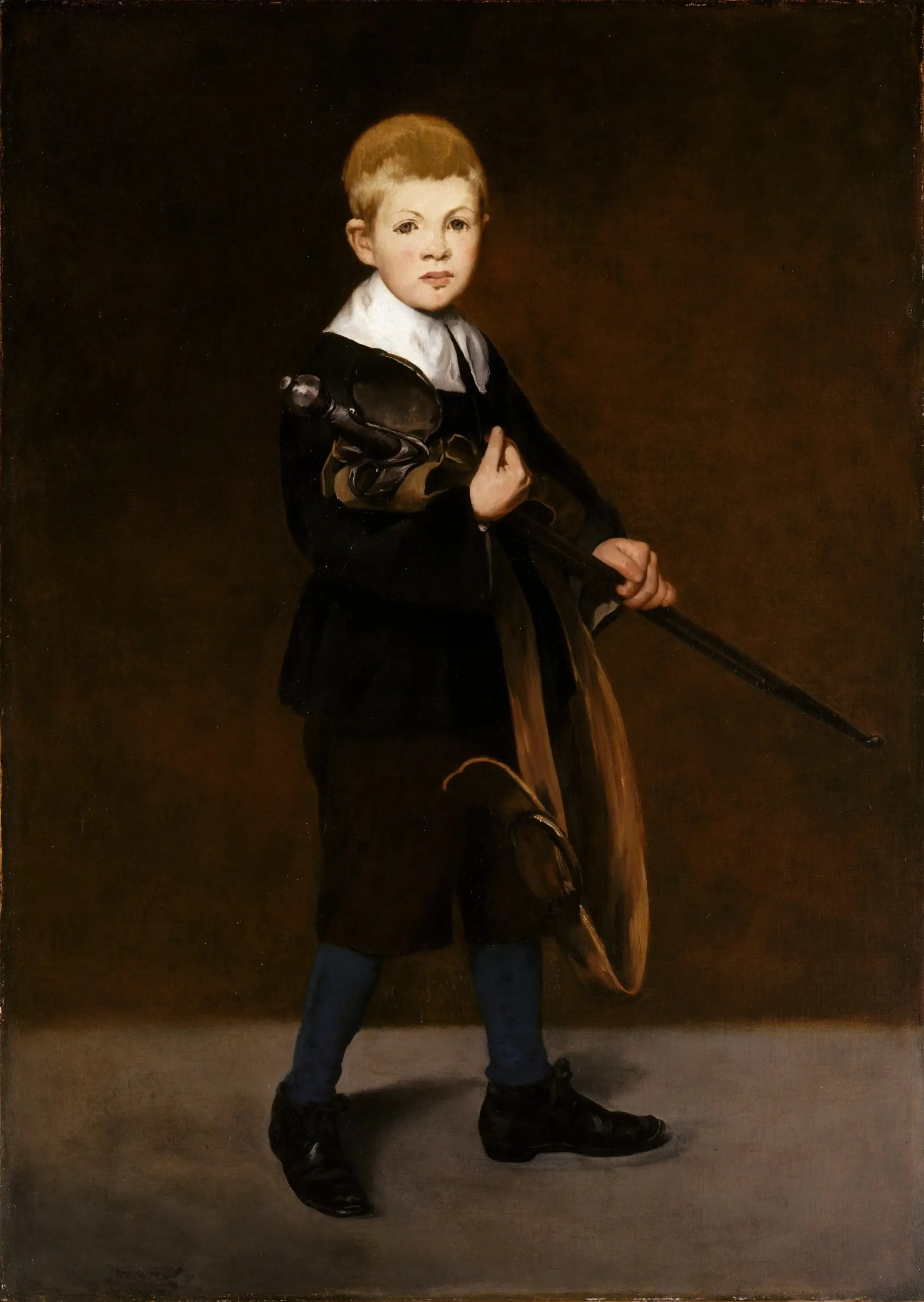 Reproduction du tableau « L'Enfant à l'épée - Édouard Manet » par Alpha Reproduction en peinture à l’huile