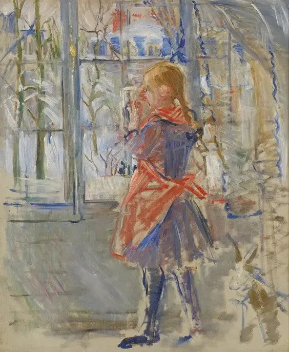 الطفل ذو المئزر الأحمر - بيرث موريزو