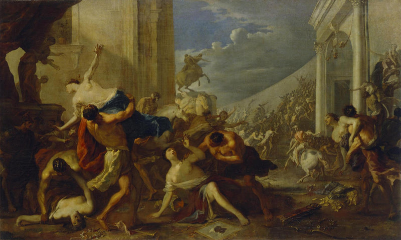 L'enlèvement des Sabines - Johann Heinrich Schönfeld
