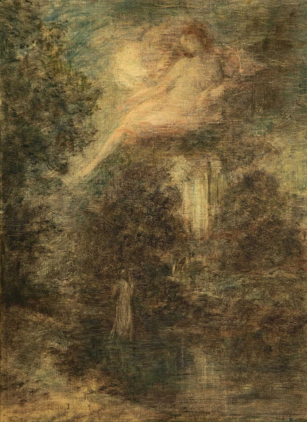 L'Evocation (Solitude) - Henri Fantin-Latour image 1 copie de tableau peinte à la main