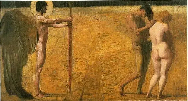 طرد من الجنة - Franz von Stuck