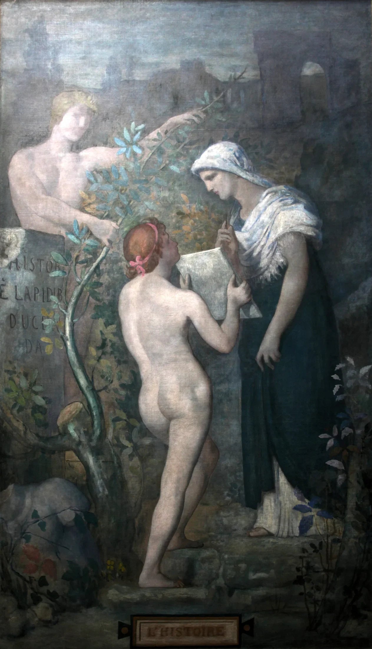 L'Histoire - Pierre Puvis de Chavannes image 1 copie de tableau peinte à la main