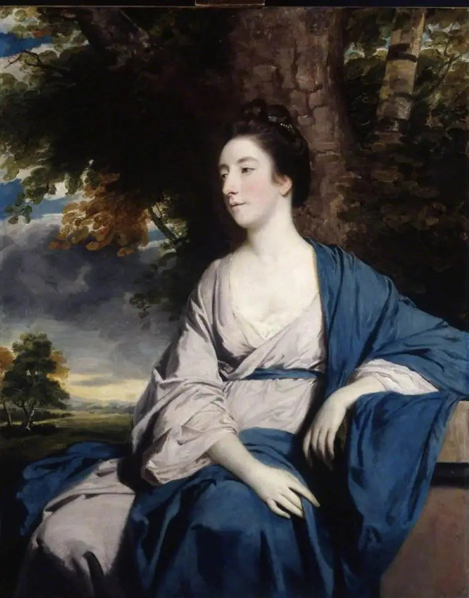 L'honorable Mary Vernon, Mme George (Adams) Anson (1739-1843) - Joshua Reynolds image 1 copie peinte à la main à l’huile
